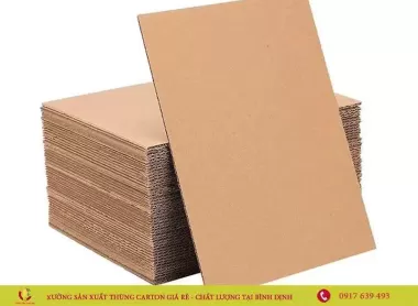 Bìa Carton Phôi Giấy - Mẫu 4