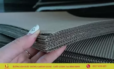 Bìa Carton Phôi Giấy - Mẫu 2