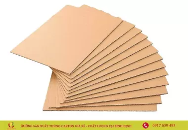 Bìa Carton Phôi Giấy - Mẫu 3