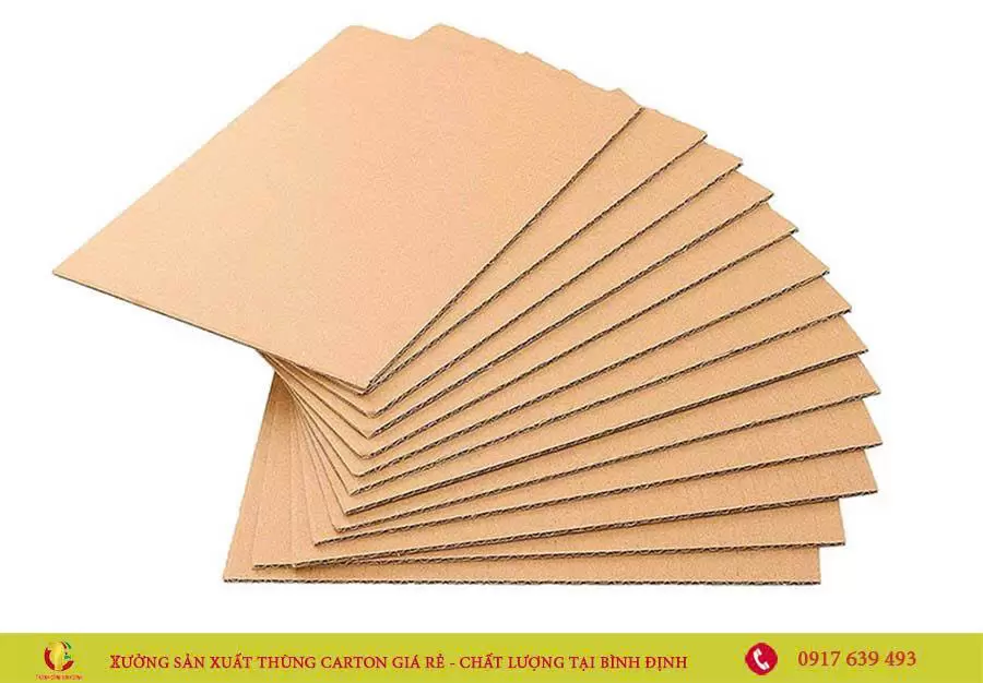 Bìa Carton Phôi Giấy - Mẫu 3